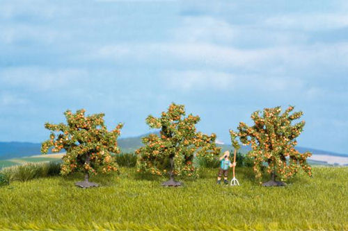 Noch Orange (3) Classic Trees 4cm N25114