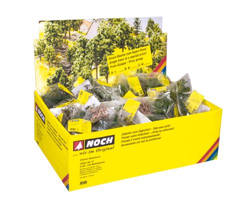 Noch Deciduous/Conifer (100) Classic Tree Retailer Pack N25952