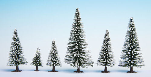 Noch Snow Fir (25) Hobby Trees 3.5-9cm N32828