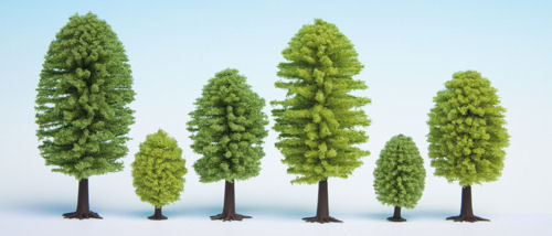 Noch Deciduous (10) Hobby Trees 3.5-5cm N32901