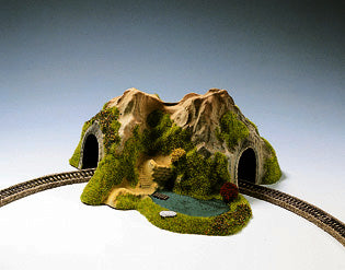 Noch Single Track Curved Tunnel 25x25x12cm N34660