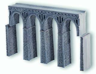 Noch Quarrystone Viaduct Hard Foam 19.8x2.6x13.6cm N34860