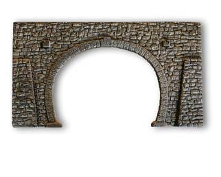 Noch Double Track Tunnel Portal Quarrystone Hard Foam N34938