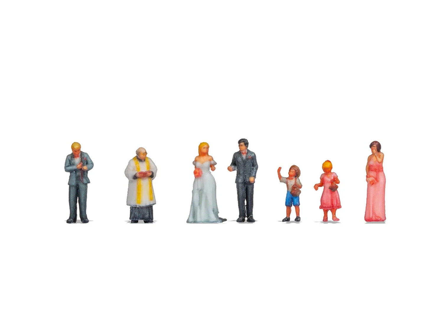 Noch Wedding (7) 3D Master Figure Set N35440