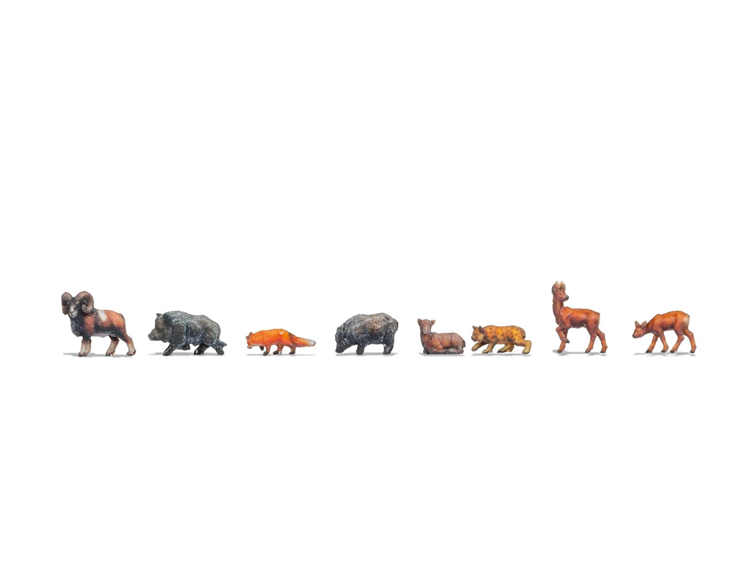 Noch Forest Animals (8) 3D Master Figure Set N35730
