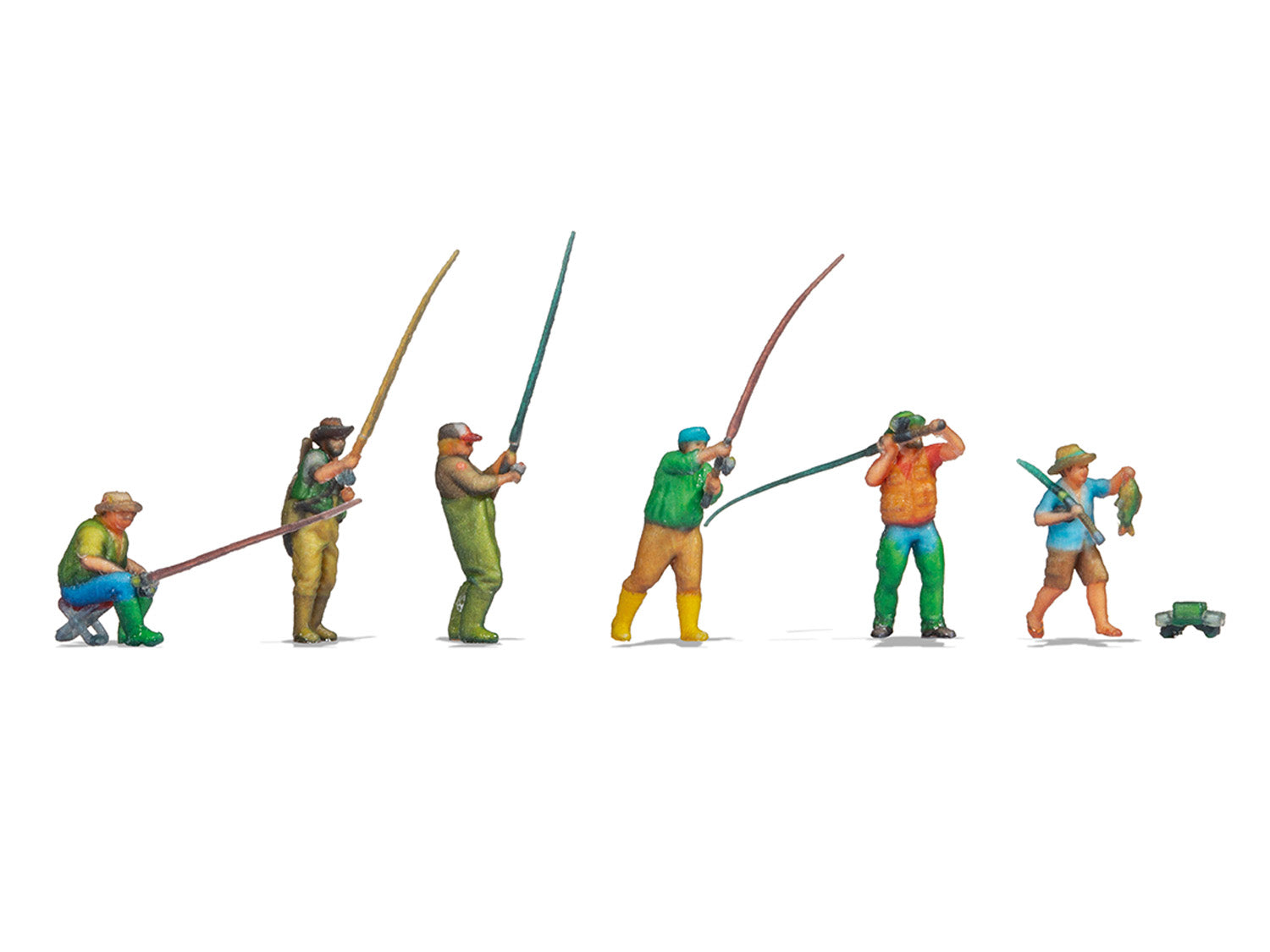 Noch Anglers (6) 3D Master Figure Set N35840