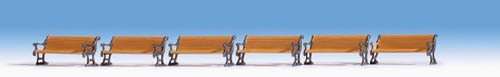 Noch Benches (6) Accessory Set N35849