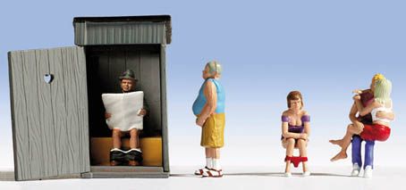 Noch Toilet Stories (5) Figure Set N36560
