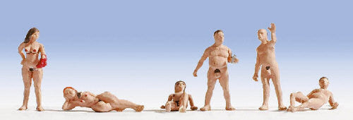 Noch Nudists (6) Figure Set N36843 - Figures & Animals