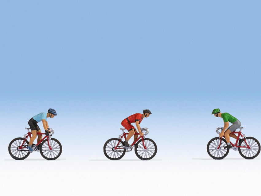 Noch Racing Cyclists (3) Figure Set N36897