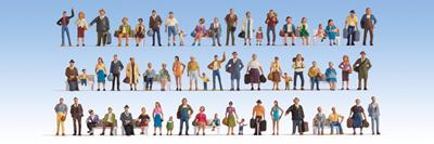 Noch People (60) Mega Economy Figure Set N37070