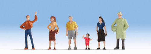Noch Pedestrians (6) Hobby Figure Set N38100