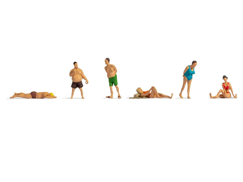 Noch Sunbathers (6) Hobby Figure Set N38300