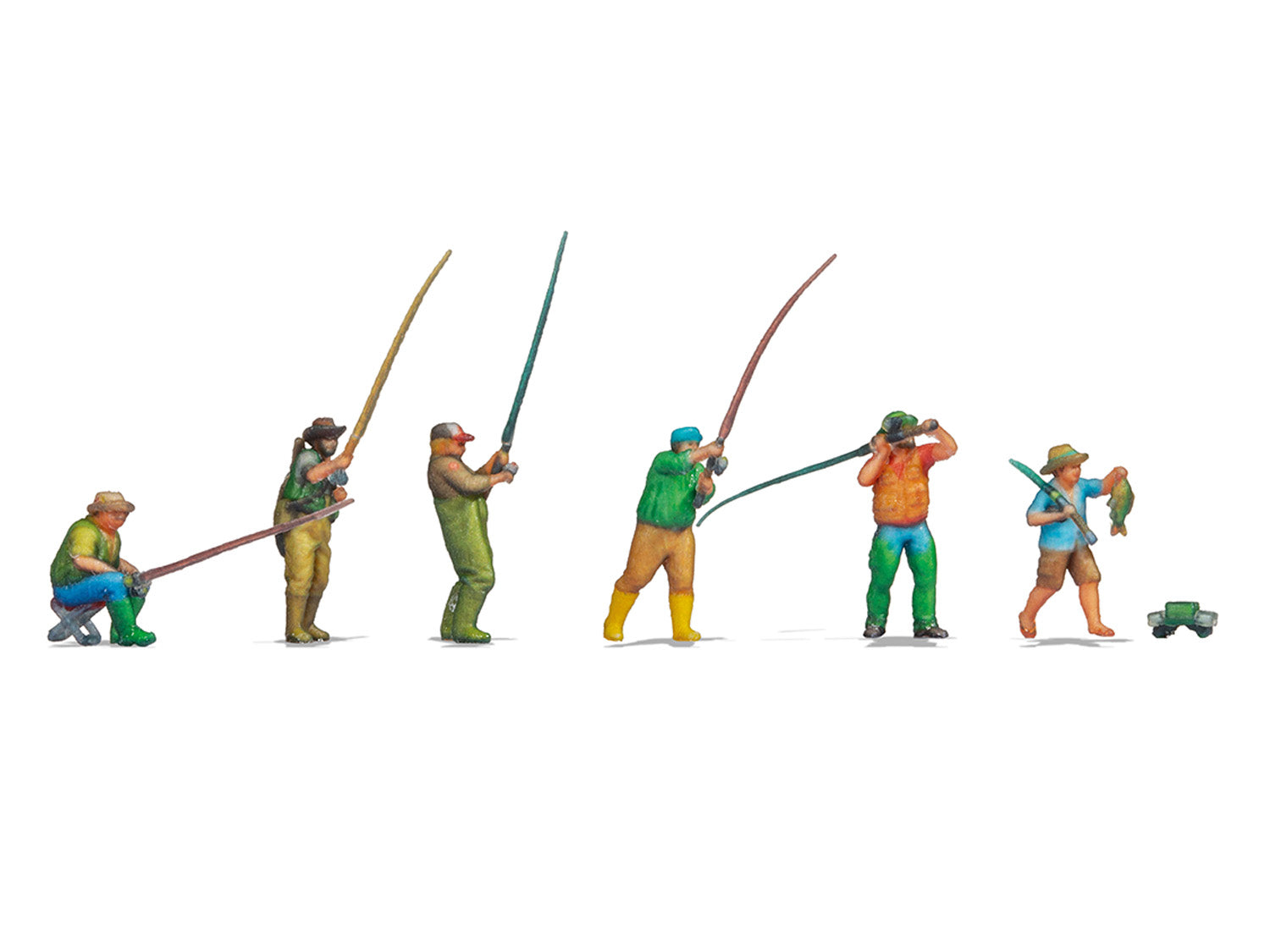 Noch Anglers (6) 3D Master Figure Set N44533