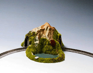 Noch Single Track Curved Tunnel 17x13x8cm N44670
