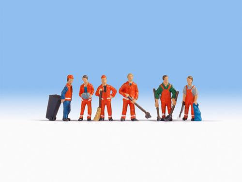 Noch City Cleaners (6) Figure Set N45029