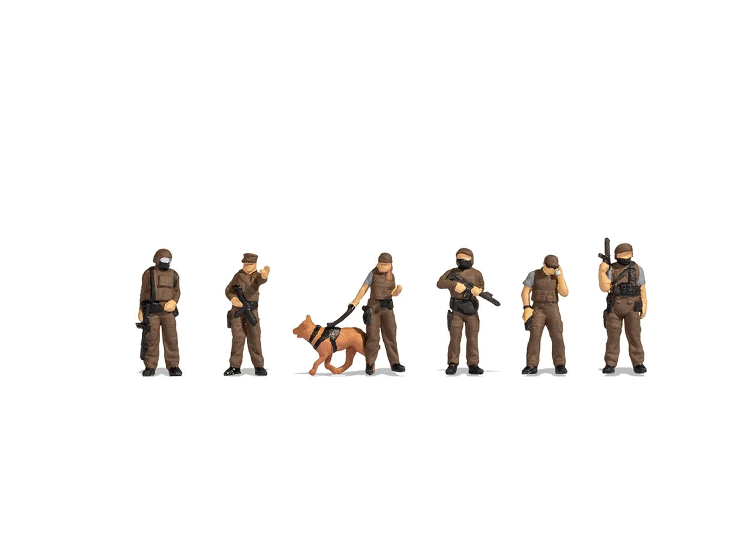 Noch Special Forces (6) & Dog Figure Set N45079