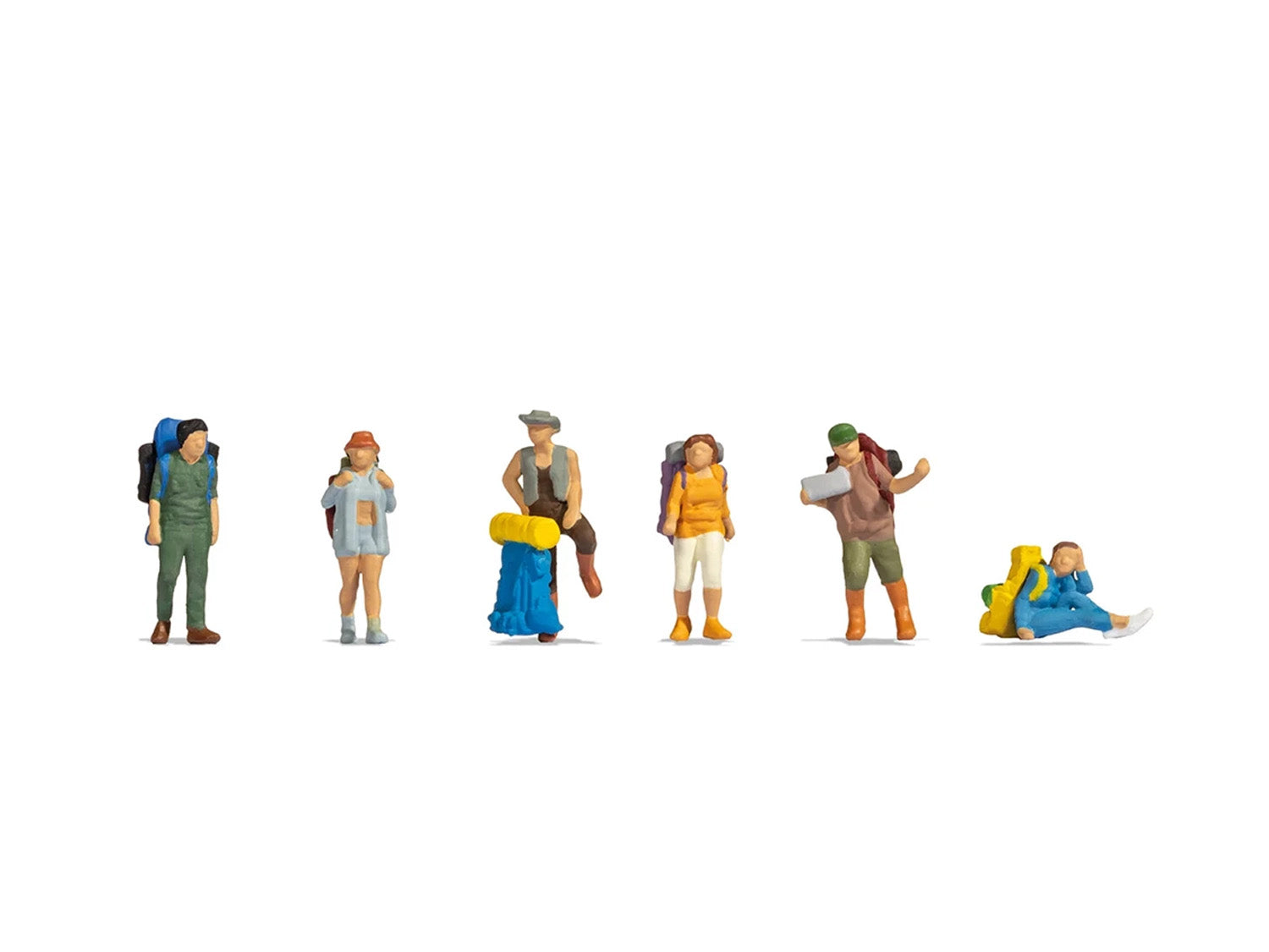 Noch Backpackers (6) Figure Set N45247
