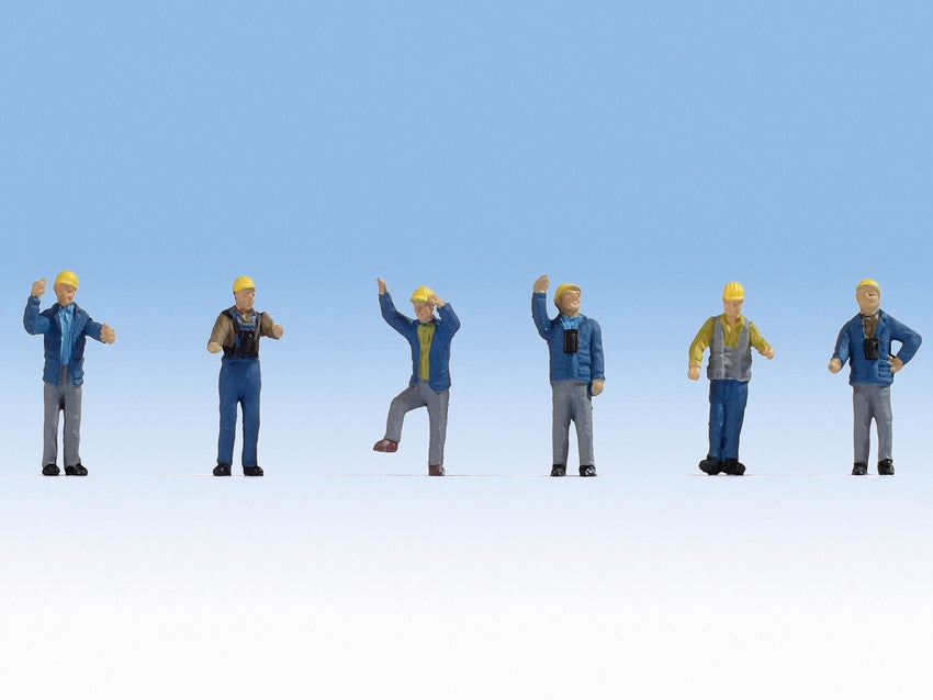 Noch Railway Shunters (6) Figure Set N45279