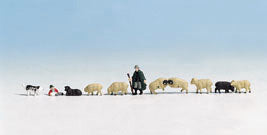 Noch Shepherds (2) and Sheep (10) Figure Set N45750