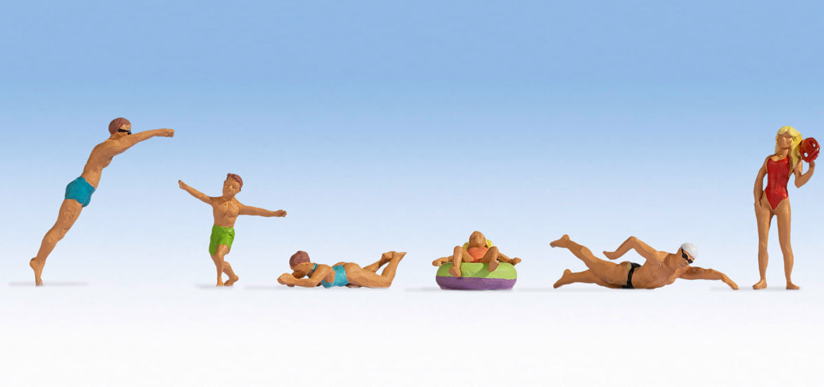 Noch Bathers (6) Figure Set N45849