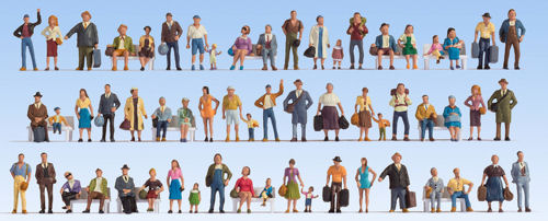 Noch People (60) Mega Economy Figure Set N46070