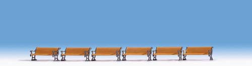 Noch Benches (6) Accessory Set N46849