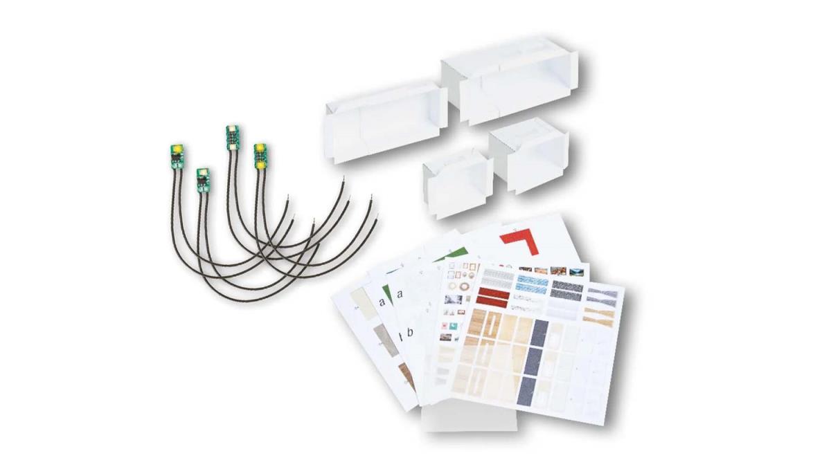 Noch micro-rooms Single LED Building Lighting Starter Set N51250