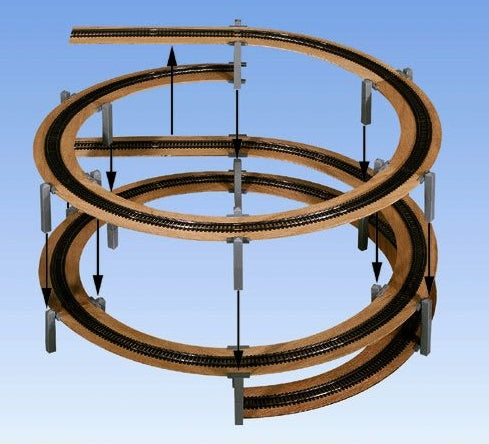 Noch Single/Double Track Standard Helix 329/362mm Radius N53027