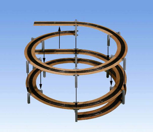 Noch Single/Double Track Add On Helix 420/483mm Radius N53105