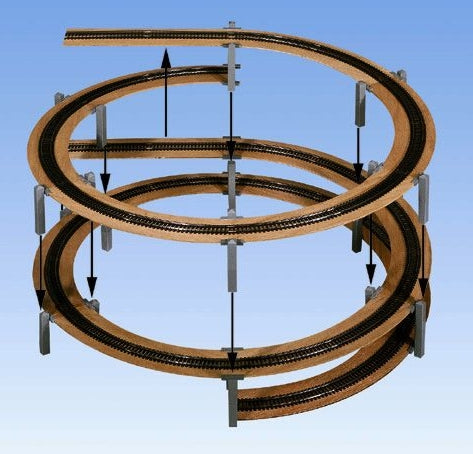 Noch Single/Double Track Add On Helix 481/542.8mm Radius N53107