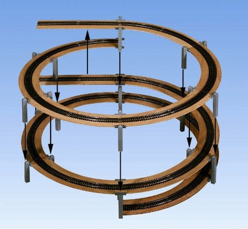Noch Single/Double Track Add On Helix 515/579.3mm Radius N53109
