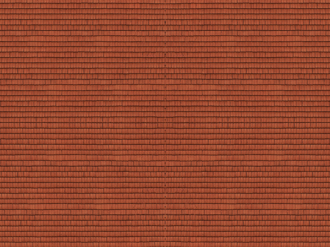 Noch Roof Tile 3D Cardboard Sheet 25x12.5cm N56965