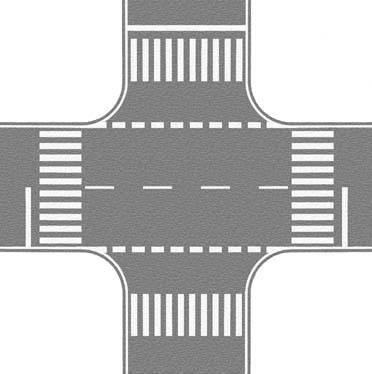 Noch Grey Road Crossing 22x22cm N60714