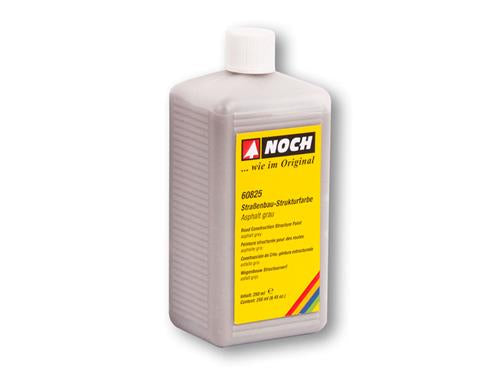 Noch Road Construction Asphalt Grey Structure Paint (250ml) N60825