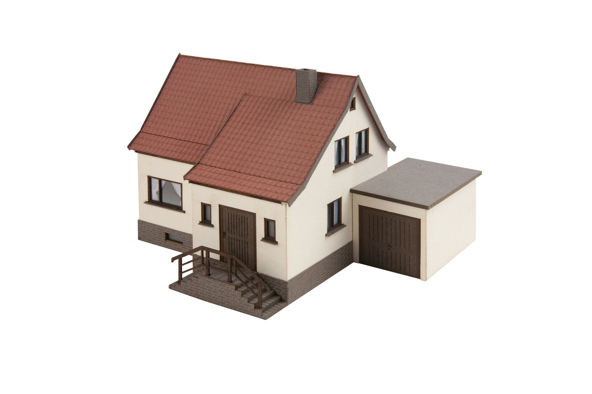 Noch Small Residential House with Garage Laser Cut Kit N63606