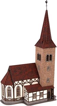 Noch St George Church Laser Cut Structure Kit with Microsound N63906