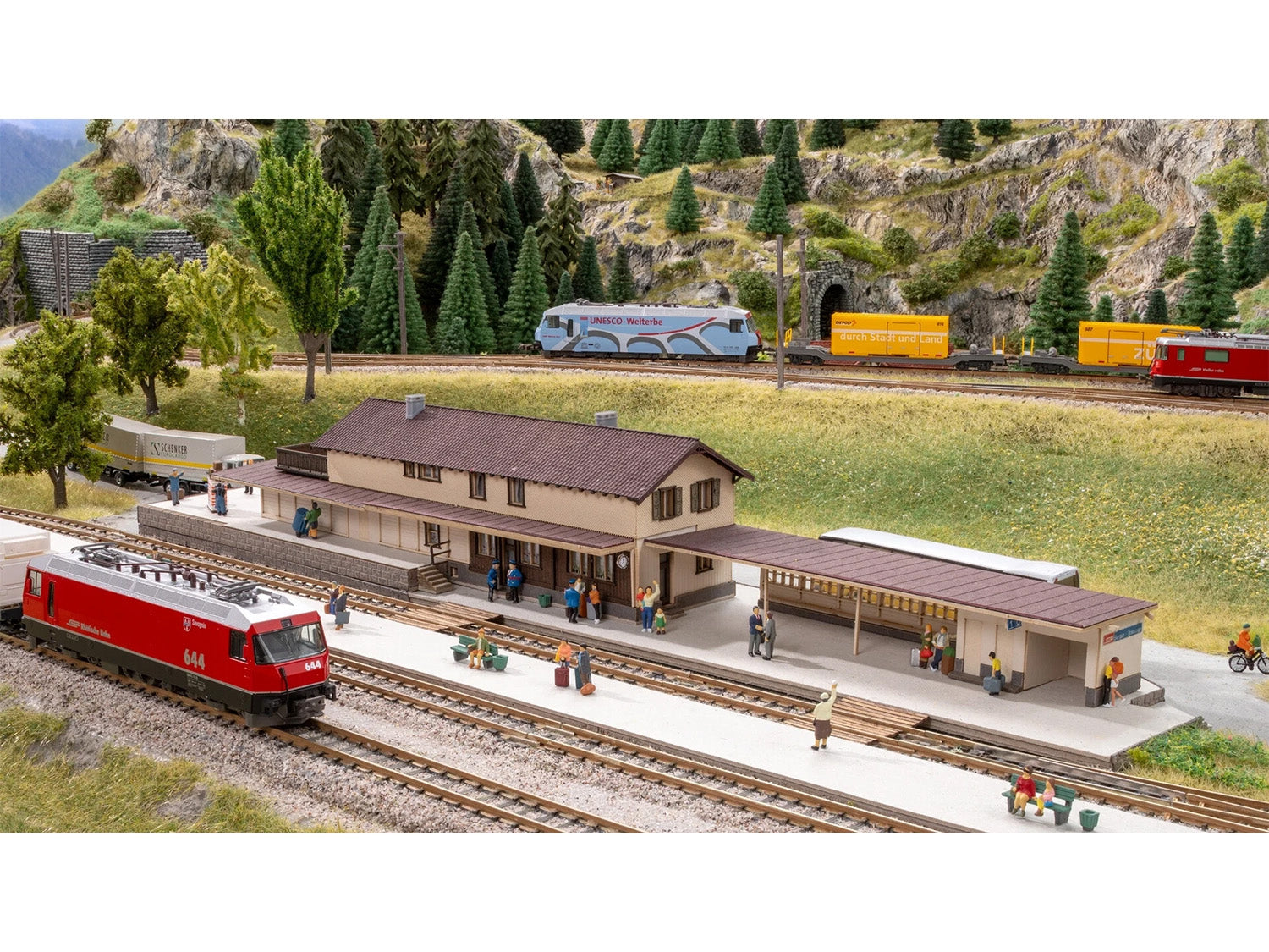 Noch Bergun Station Laser Cut Kit N66005