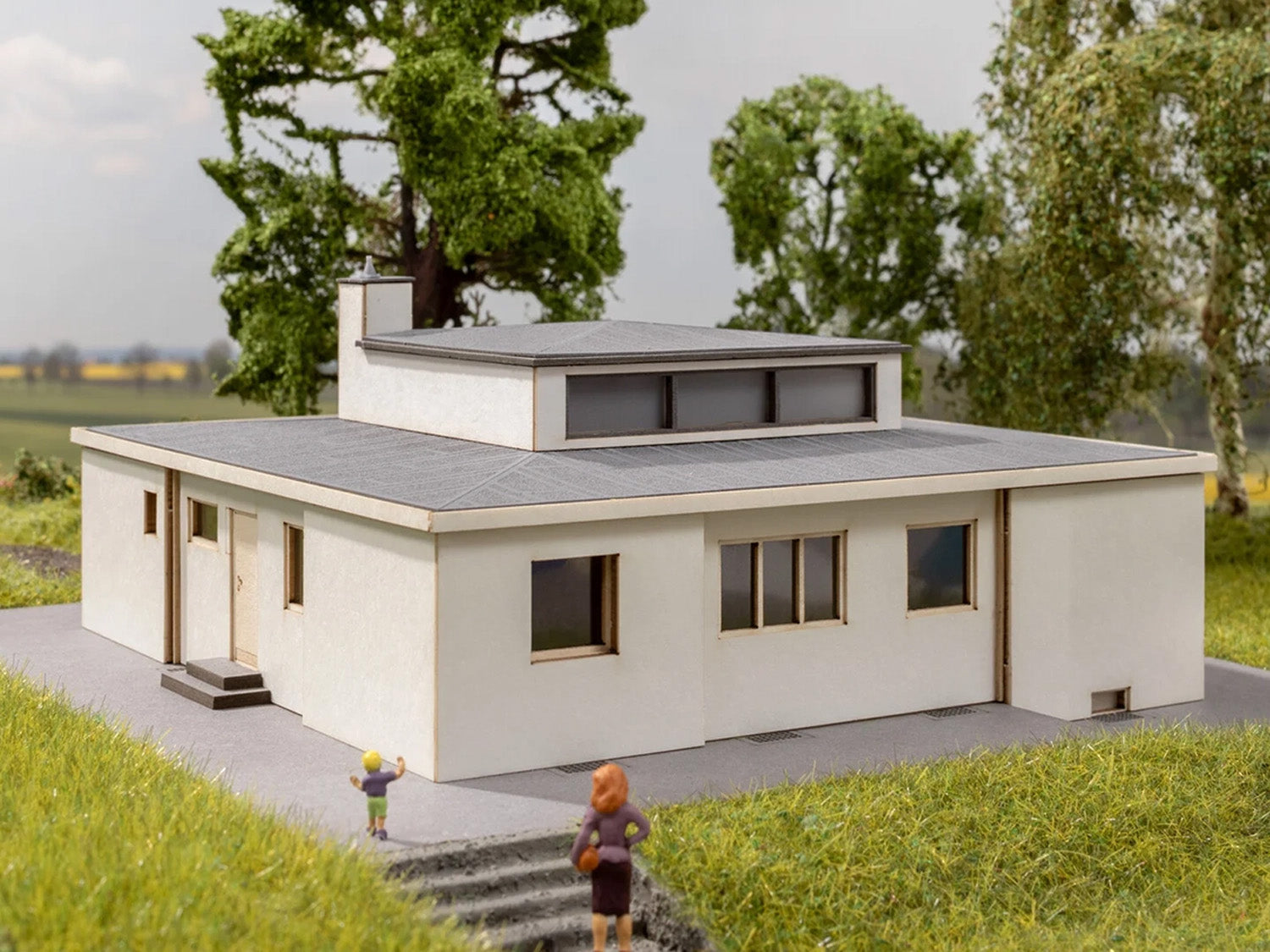 Noch Haius am Horn Bauhaus Show Home Laser Cut Kit N66680