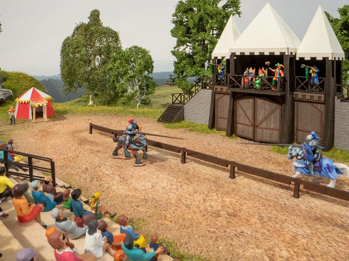 Noch Knight's Jousting Tournament micro-motion Kit with Sound N66828