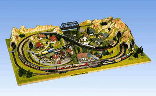 Noch Mittenwald Preformed HO/TT Layout Board 200x120cm N81610