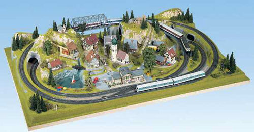 Noch Schonmuhlen Preformed HO/TT/N Layout Board 160x100cm N81710