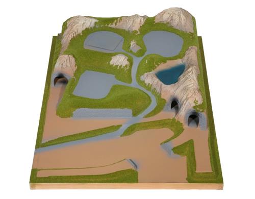Noch Right Extension Preformed N/Z Layout Board 69x100cm N84320
