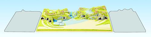 Noch Baden-Baden Preformed N/Z Layout Board 175x100cm N84830