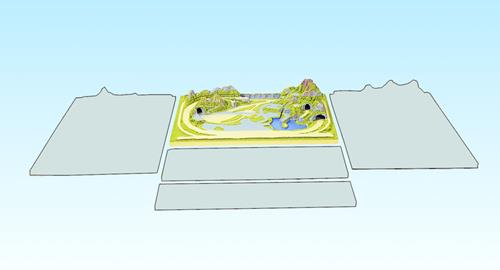 Noch Cortina Preformed Z Layout Board 100x69cm N85880