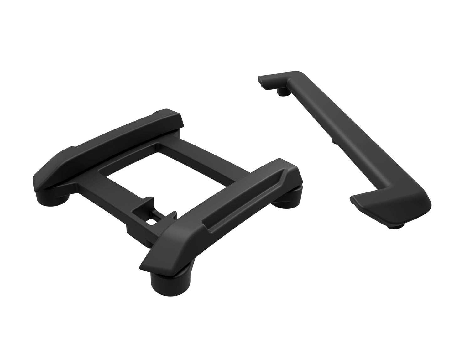 Skid plate (roof), tailgate protector (Black), mounts (2 pcs), 3x8mm BCS (7 pcs) (fits #10711 body)