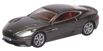 Oxford Diecast Aston Martin Vanquish Coupe Quantum Silver OD76AMV003