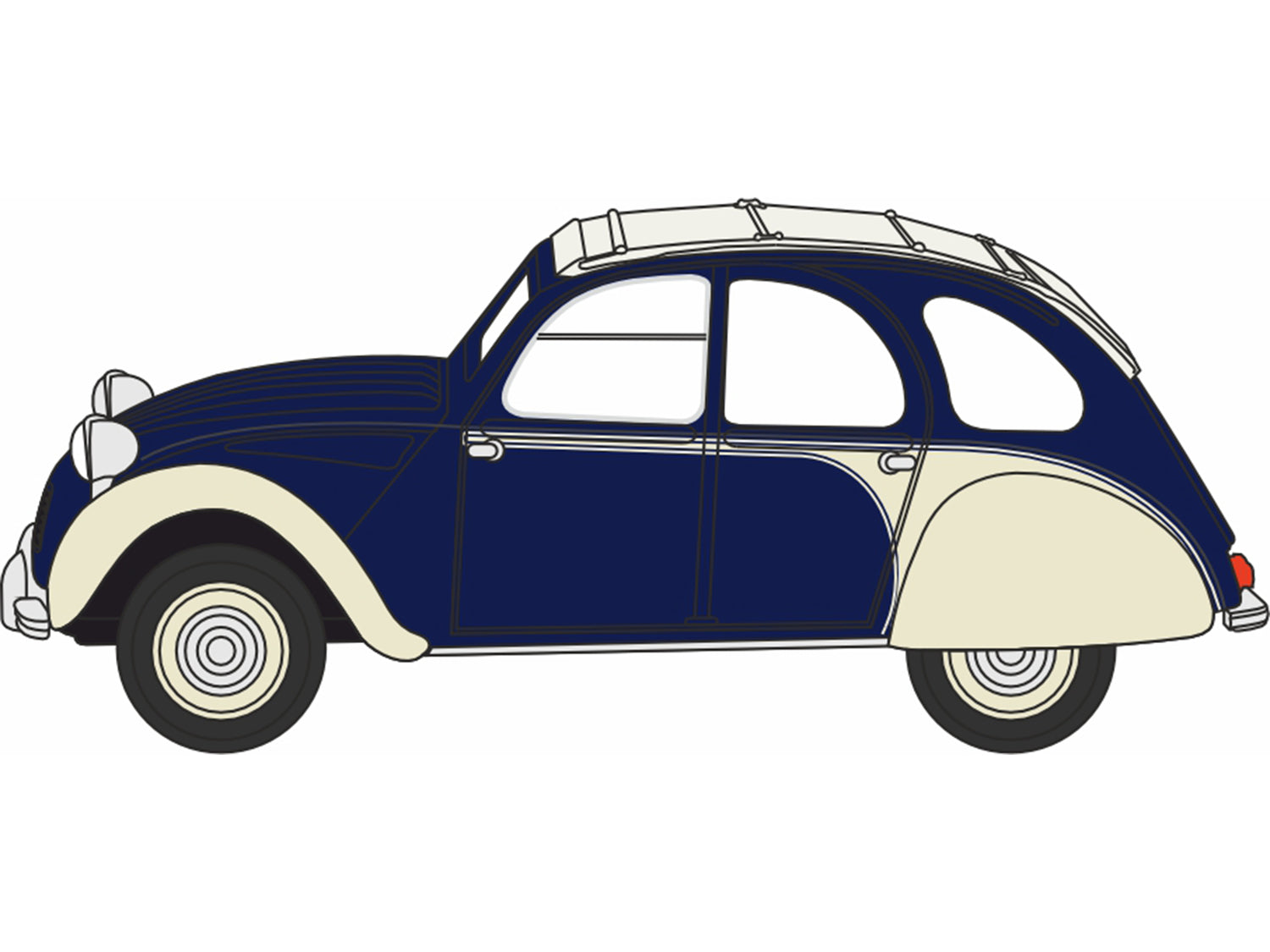 Citroen 2CV Dolly Blueberries & Cream