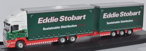 Oxford Diecast Scania Topline Drawbar Eddie Stobart OD76DBU003