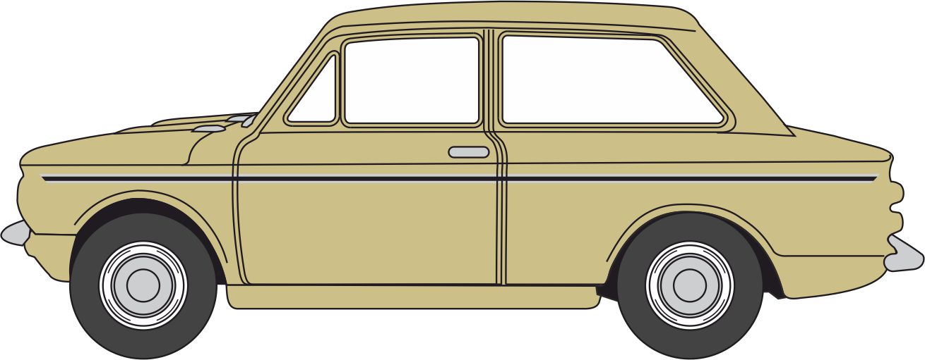 Oxford Diecast Hillman Imp Safari Beige OD76HI005